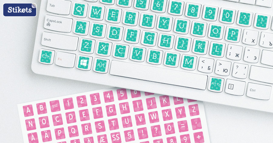 Rectangular Keyboard Stickers Stikets Rectangular Keyboard Stickers Stikets