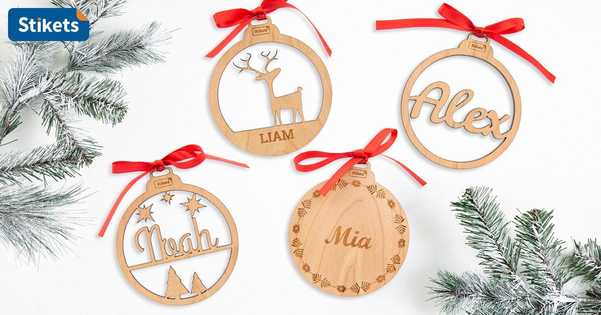 Named christmas deals decorations